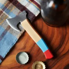 Foster & Rye Axe Bottle Opener, Beech Wood