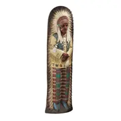 Design Toscano Chief Lone Raven Replica Turn-of-the-Century Advertising Wall Sculpture