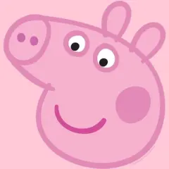 Girl's Peppa Pig Large Face T-Shirt
