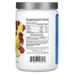 KetoLogic BHB KetoEnergy Exogenous Ketones Powder with Caffeine | Raspberry Lemonade - 30 Serve | Supports Low Carb, Keto Diet & Boosts Energy, Focus