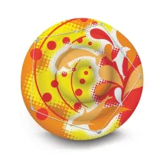 Swim Central 71" Inflatable Calypso Island Multi-Person Swimming Pool Raft with Perimeter Rope - Orange/Yellow