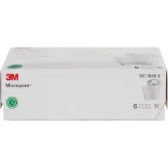 3M Micropore 2x10yds Surgical Paper Tapes, 6 Ea (10 Pack)