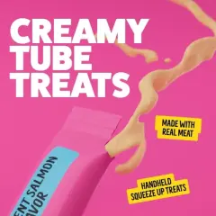 Bonkers Mixx Puree Salmon Flavor Cat Treats - 0.121lb/4ct