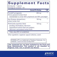 Pure Encapsulations Pomegranate Plus - Antioxidant Support for Vascular and Cellular Health* - 120 Capsules