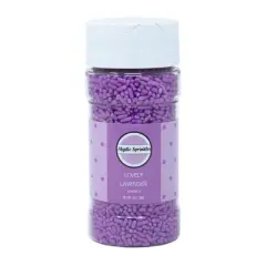 Mystic Sprinkles Lovely Lavender Jimmies Sprinkles 3oz Bottle