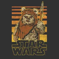 Men's Star Wars Wicket Ewok Stripes T-Shirt