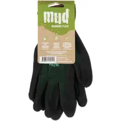 Mud Gloves  Bamboo Flex Medium/Large Emerald Green Garden Glove SM7197G/ML