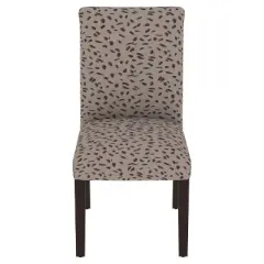 Hendrix Dining Chair in Animal Print - Skyline Furniture