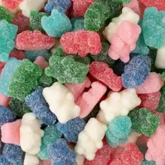 Sugar Sanded Gummy Bears by Just Candy - All Colors & Variety Of Sizes