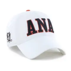 NHL Anaheim Ducks Adult White Clique Hat: Cotton Adjustable Baseball Cap