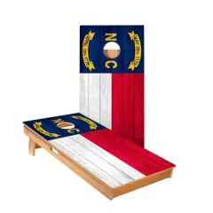 Skips Garage North Carolina Flag Cornhole Boards - ACA Star Series