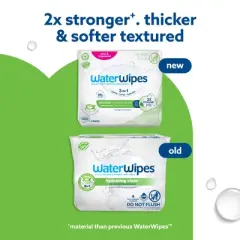 WaterWipes Sensitive+ Hydrating Boost Wipes, 3-In-1 Cleans, 99% Water with Aloe Vera, Unscented & Hypoallergenic Baby Wipes - 240ct