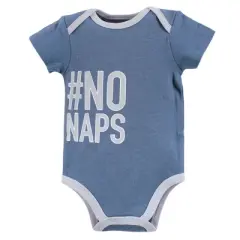 Hudson Baby Infant Boy Cotton Bodysuits 3pk, Like A Boss