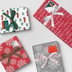 50ct Christmas Endcap Peel and Stick Gift Tags Red/Green/White - Wondershop&trade;