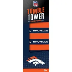 MasterPieces Real Wood Block Tumble Towers - NFL Denver Broncos