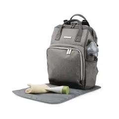 Bananafish Diaper Bag Solid - Light Gray Heather
