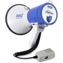 Pyle PMP50 50W Megaphone PA Speaker with Siren Alarm & Adjustable Volume Control
