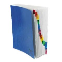 Pendaflex PressGuard Expanding Desk File 1-31 Letter Acrylic-Coated Pressboard Blue 11013