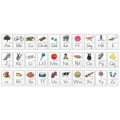 TREND Cartas del abecedario con fotos Manuscrito ZB (SP) B.B. Set