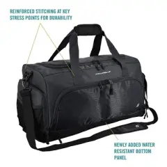 Ultimate Gym Bag The Durable Crowdsource Designed Duffel Bag with 10 Optimal Compartments