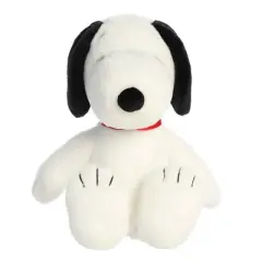 Aurora Large Floppy Snoopy Peanuts Adorable Stuffed Animal White 16"