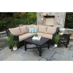 Birch 5pc Sunbrella Sectional Set Tan - Canopy Home and Garden