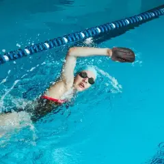 Unique Bargains Swimming Paddles Hand Flippers 1 Pair