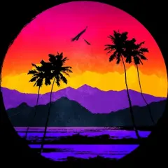 Men's Design By Humans The Color of Paradise By clingcling Tank Top