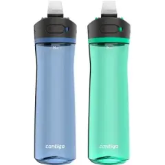 Contigo 24 oz. Ashland 2.0 Tritan Water Bottle 2-Pack - Blue Corn/Coriander