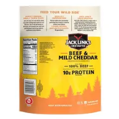 Jack Link's Cold Crafted Beef and Cheddar Cheese - 12oz/8ct