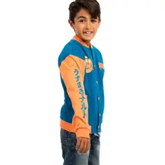 Naruto Blue and Orange Youth Bomber Jacket