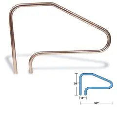 Swim Central 50" Stainless Steel Handrails