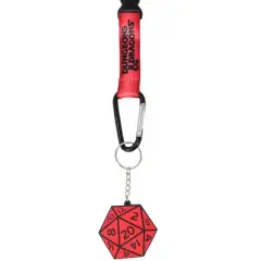 Dungeons and Dragons Lanyard Wristlet D 20 Dice Wrist Lanyard Keychain Hand Wrist Key Lanyard Strap