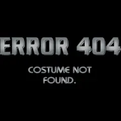 Junior's Design By Humans Error 404 Costume not found, Halloween Design By InfaredDesigns T-Shirt