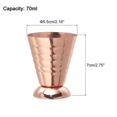 Unique Bargains Multifunction Stainless Steel Cocktail Jigger with Measurements