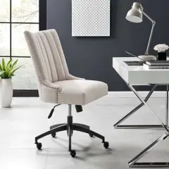 Empower Channel Tufted Fabric Office Chair - Modway