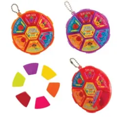 Cutie Fruitie Fun! Scented Eraser Wheel (8 Pack) - Sassy Scents Sparkling Colors