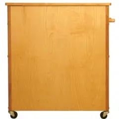 Wood Wide Cuisine Kitchen Cart in Brown - Catskill Craftsmen