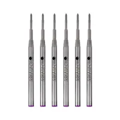Monteverde Ballpoint Pen Refill Medium Point Purple Ink 6 Pack (M133PL)