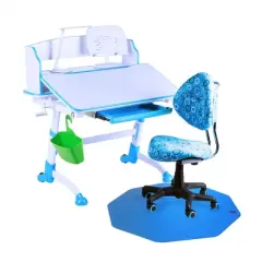 38"x39" Polycarbonate 9 Sided Chair Mat for Hard Floors - Floortex