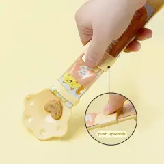 Kumasinova Cat Treat Feeder,Plastic Pet Treat Scoop,High Quality&Safe Material,9.84"x2.56 Dog Treats Snack Dispenser