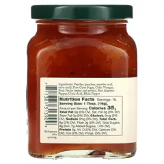 Stonewall Kitchen Hot Pepper Peach Jam, Mild, 12 oz (340 g)