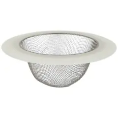 GoodCook Ready Mesh Stainless Steel Sink Strainer: Kitchen Drain Catcher, Dishwasher-Safe, Silver, 4.5"