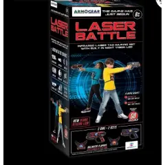 ArmoGear Laser Tag Guns with Vests Set of 2 - Black