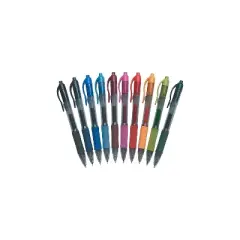 Zebra Sarasa Retractable Gel Pen Assorted Ink Medium 10/Pack 46881