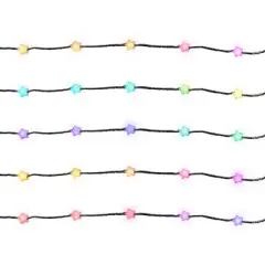 Twinkly Candies Stars LED RGB 100 ct String Light String 9.8 ft.