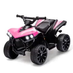 6V Kids Ride-on Toy, 4-Wheeler ATV Play Car with 1.86mph Max Speed