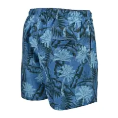 Falcon Bay Men's Rick's Cafe Hawaiian Print Bathing Suit | Navy