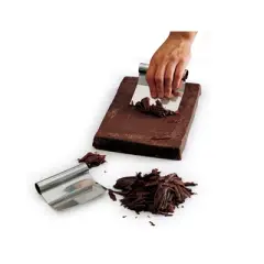 O'Creme Straight Edge Angled Chocolate Grater / Shaver, 4-3/4"