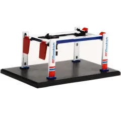 Adjustable Four-Post Lift "BFGoodrich" White & Red "Four-Post Lifts" "Four-Post Lifts" Series 4 1/64 Diecast Model by Greenlight